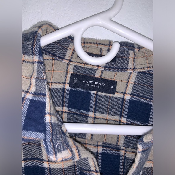 Lucky Brand Plaid Flannel Button Down - Picture 4 of 11